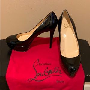 Christian Louboutin- BRAND NEW. BIANCA BLK PATENT